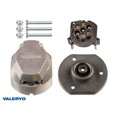 Stickdosa 7-pol Aluminium