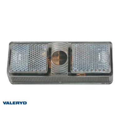 Positionsljus m. reflex Vit, 110x41x28 mm
