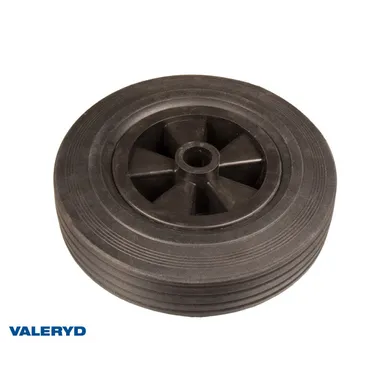 Reservhjul m. plastfälg & gummihjul 200x50 mm