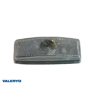 Positionsljus m. reflex Vit, 110x42x24 mm