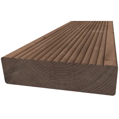 Trall 28x120 mm Imp. NTR AB Brun, räfflad 4800 mm