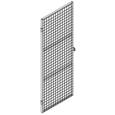 Förrådsdörr Medium UX450 700x1810mm, Grå RAL7037