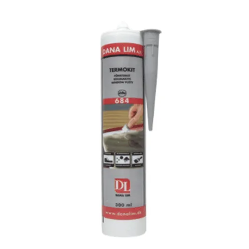 Termokitt Ljusgrå, 375 ml burk