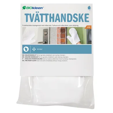 Tvätthandske utomhus
