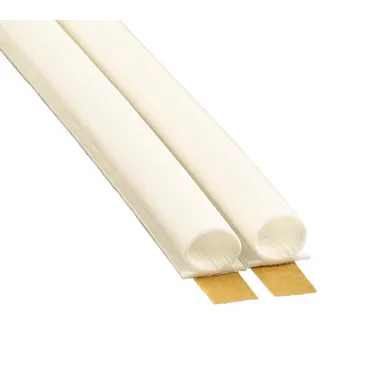 Omega-list självhäftande Ø 5 mm, Vit, 100 m