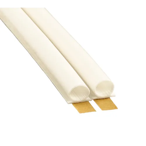 Omega-list självhäftande Ø 7 mm, Vit, 100 m