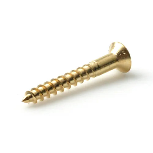 Träskruv TKFX Mässing 4,0x40 mm, 20 st/frp