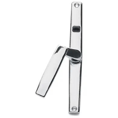 Spanjoletthandtag Skyltlängd 195 mm, tapplängd 45 mm.