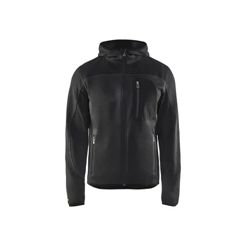 Stickad jacka, Antracitgrå Strl. XL