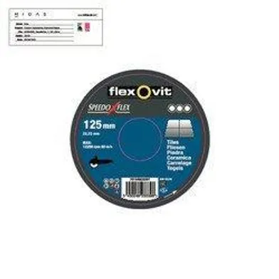 Diamantkapklinga Speedo-Flex Keramik 125x22,23 mm, segment 1,8x7 mm