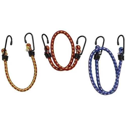 Bagagestroppar elastiska 3 delar