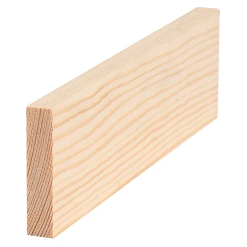 Planhyvlad obehandlad furu 8 mm 8x27 mm, Löpmeter