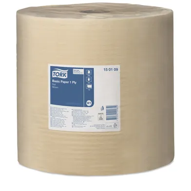 Avtorkningspapper Basic 34 cm, 1000 m, Brun