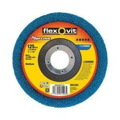 Polerskiva Flexfinish Mega-Line 125x12x22 mm, Medium