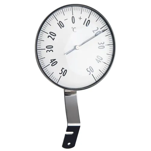 Termometer Ute Ø 75 mm, Rostfri