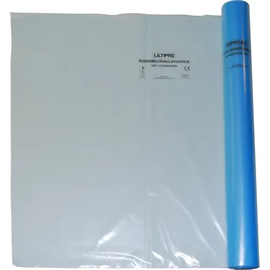Åldersbeständig byggfolie 0,20 mm, 2,7x12,5 m