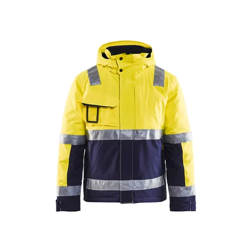 Vinterjacka varsel gul/marinblå Strl XXL