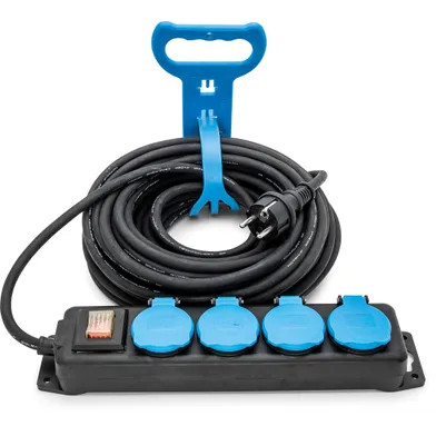 Grenuttag 4-vägs 20 m, IP44