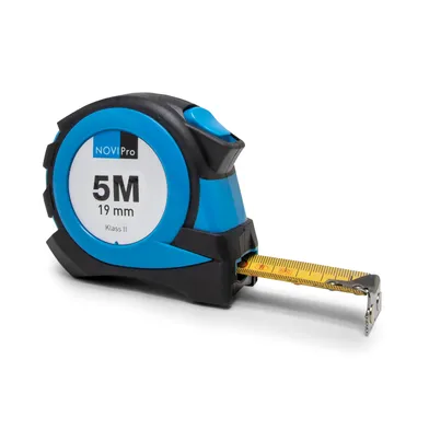 Mätband stål 5 m, 19 mm