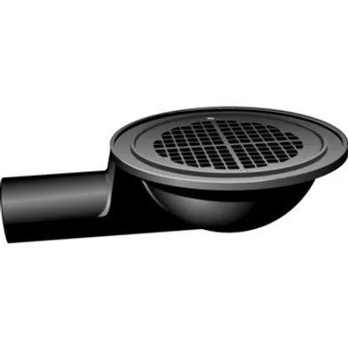 Spygatt med sidoutlopp ø 150 mm