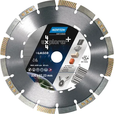 Diamantkapklinga pro 4x4 explorer 125x22,23 mm