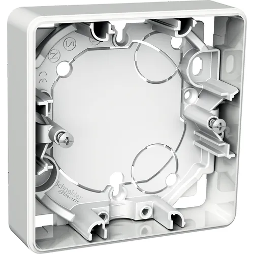 Utanpåliggande dosa Exxact 1-fack, 21 mm