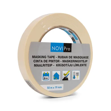 Maskeringstejp Standard 19 mm, 50 m