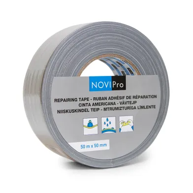 Vävtejp Silver 50 mm, 50 m