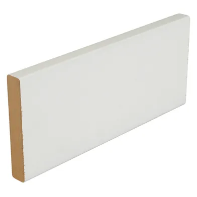 Dörromfattning vitmålad MDF 16x105 mm, 4200 mm