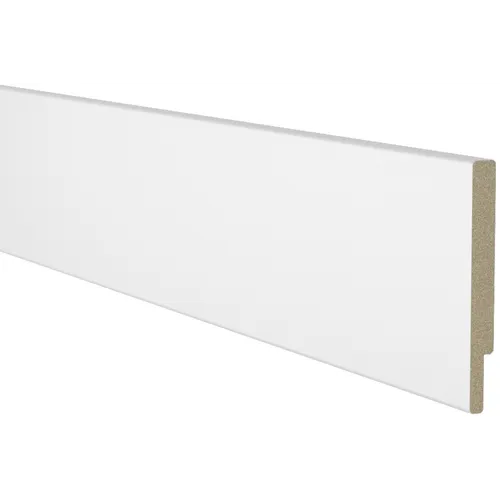 Fönstersmyg m. fals vitmålad MDF, NCS 0500-N 16x150 mm, 4200 mm