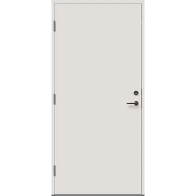 Ytterdörr Slät, Vit M10x20, Vänster
