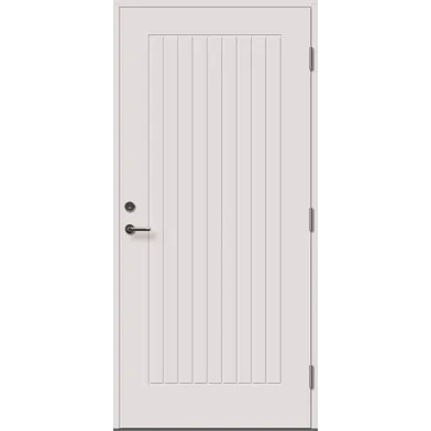 Ytterdörr Traditional, Vit M10x21, Vänster