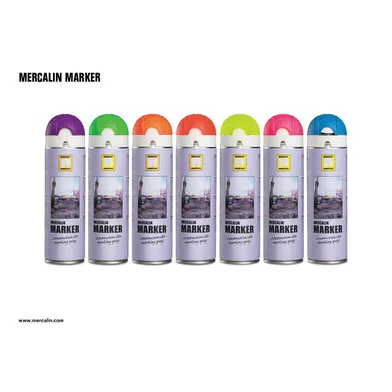 Märkspray Flourescerande Vit, 500 ml