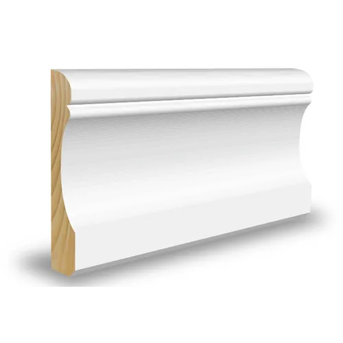 Allmogefoder vitmålad furu 15x69 mm, 4400 mm