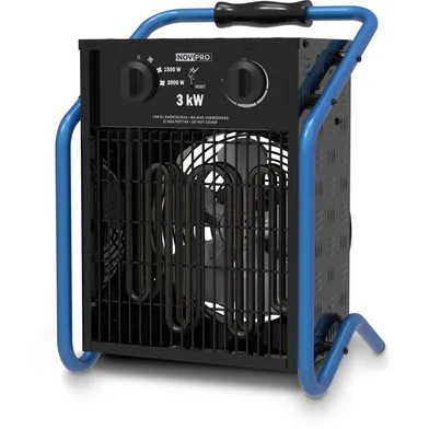 Byggfläkt 3 kw, ip24, 1,5 m kabel