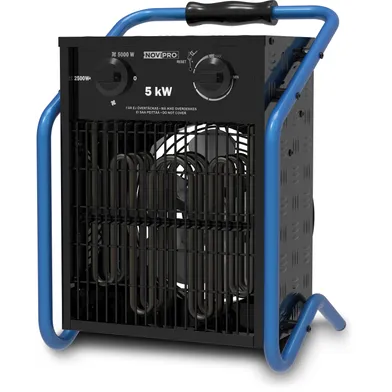 Byggfläkt 5 kw, 3-fas, ip24, 2 m kabel