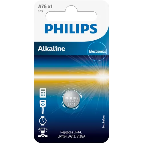 Knappcellsbatteri 1,5 V LR44, 1-pack