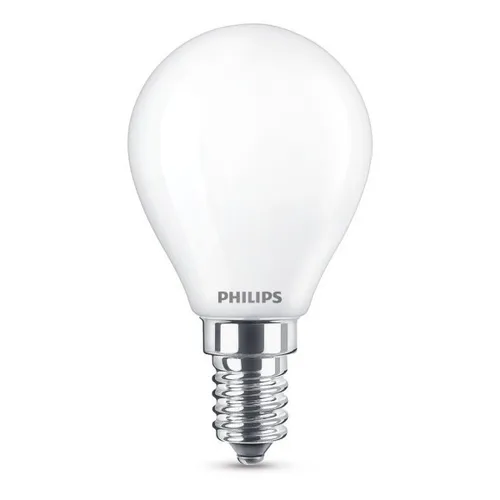 Klotlampa LED E14 4,3 W (40 W), Varmvit, Matt