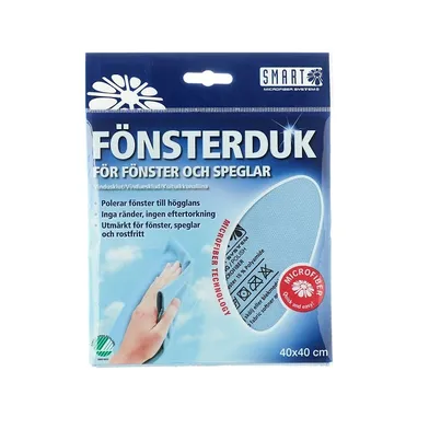 Fönsterduk, microfiber 40x40 cm