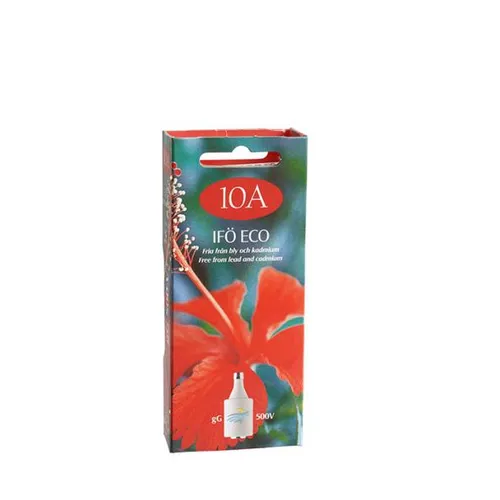 Smältproppar Tröga 10 A, Dll, Röd, 5-pack