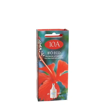 Smältproppar Tröga 10 A, Dll, Röd, 5-pack