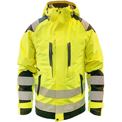Skaljacka fodrad Hi-Viz Klass 3 Gul Strl. M