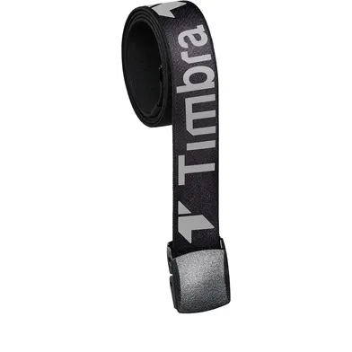 Bälte 40 mm m. stretch 120 cm, Svart/Silver