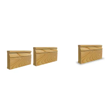 Allmogesockel obehandlad furu 21x145 mm, CW844, Löpmeter