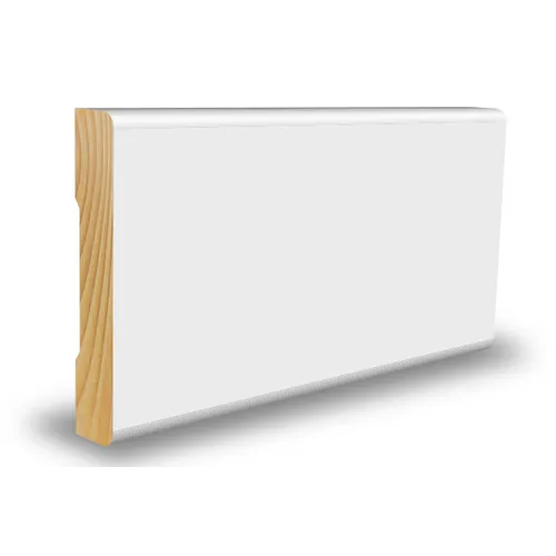 Foder vitmålad furu 12x56 mm, 3000 mm